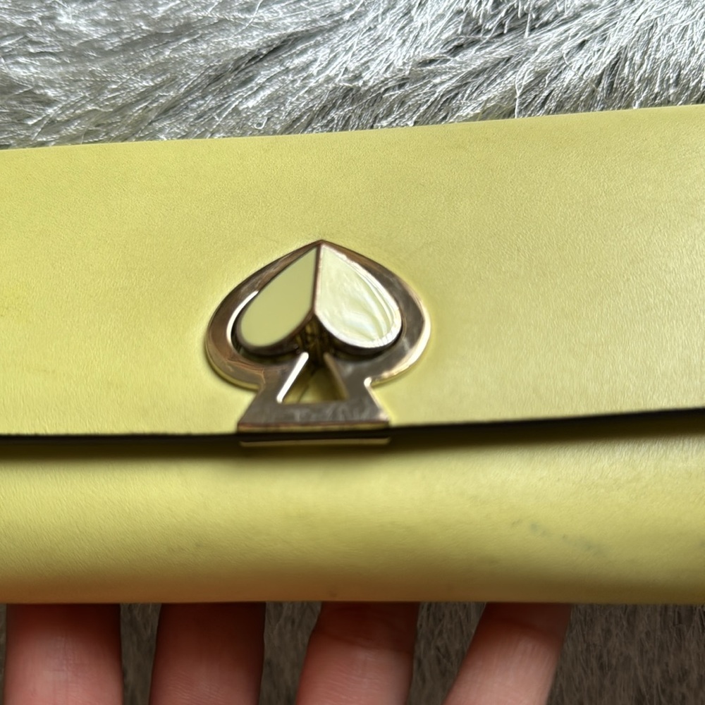 Kate Spade Yellow Wallet - Picture 11 of 12